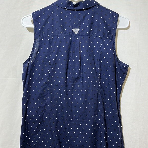 Columbia PFG Super Bonehead Sleeveless Polka Dot Dress - Picture 8 of 9